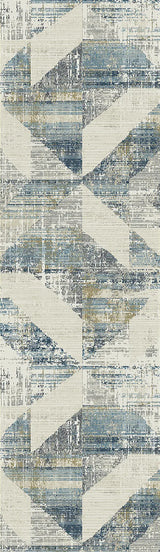 Dynamic Rugs Quartz 27072 Ivory/Slate Rugs - Runner