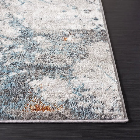 Safavieh Meadow 500 4'-0" x 6'-0" Rug in Grey / Blue