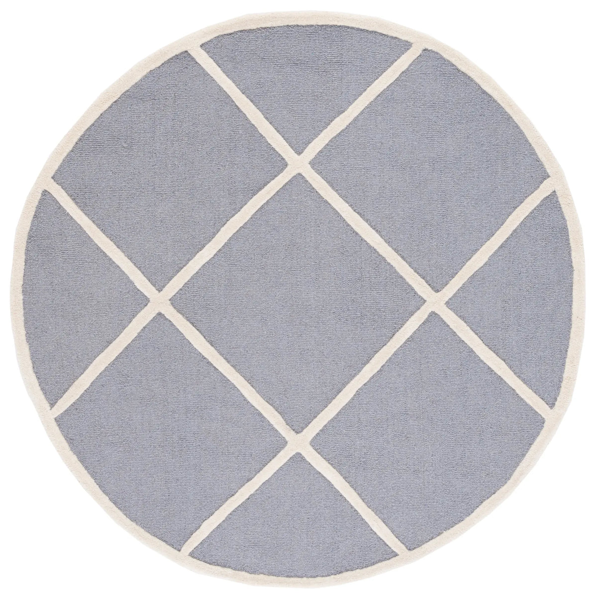 Safavieh Cambridge 6'-0" x 6'-0" Rug in Silver / Ivory