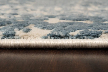 Dynamic Rugs Quartz 27040 Ivory / Blue Rugs - Pile
