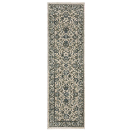 Oriental Weavers Sphinx Aberdeen 070I1 Beige/ Blue Rug - runner