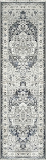 Dynamic Rugs Juno 6882 Dark Blue / Cream Rugs - Runner