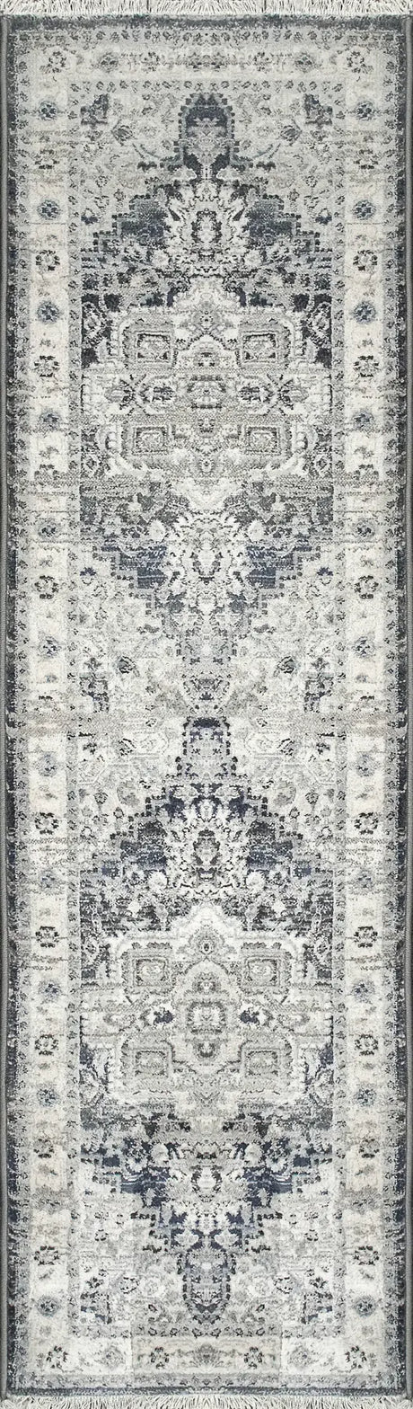 Dynamic Rugs Juno 6882 Dark Blue / Cream Rugs - Runner