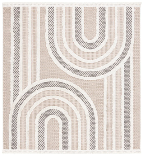Safavieh Urban 6'-7" x 6'-7" Rug in Beige / Ivory