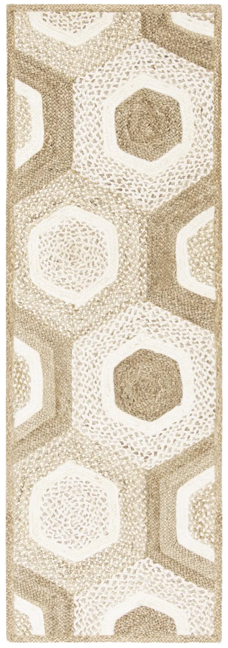 Safavieh Natural Fiber 2'-6" x 8'-0" Rug in Grey / Ivory