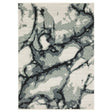 Oriental Weavers Sphinx ECHO ECH08 Blue Abstract Rugs - main flat