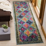 Safavieh Monaco 2'-2" x 8'-0" Rug in Blue / Multi