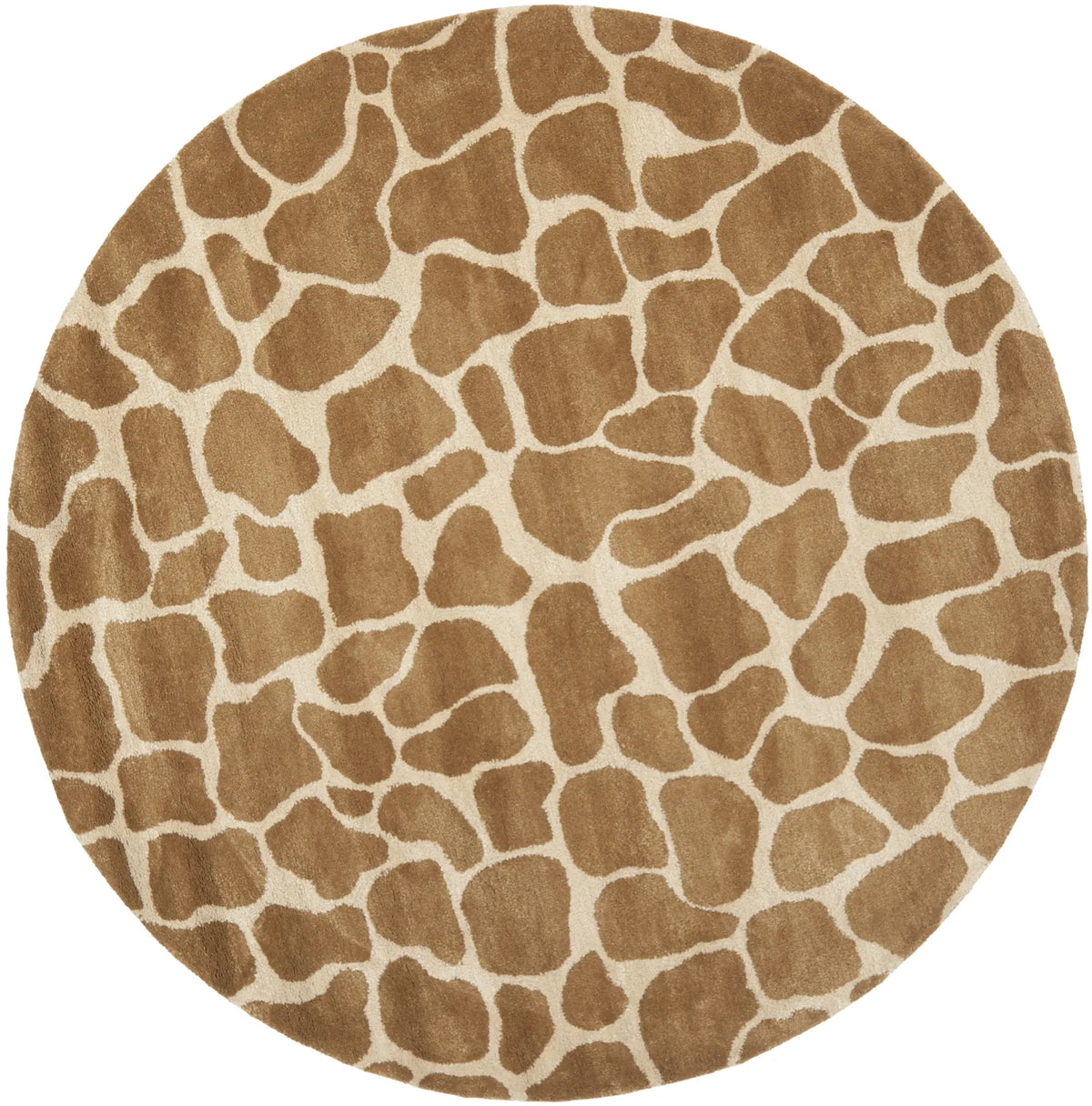 Safavieh Soho 6'-0" x 6'-0" Rug in Beige / Brown