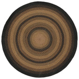 Safavieh Braided 5'-0" x 5'-0" Rug in Gold / Sage