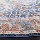Safavieh Heirloom 700 6'-7" x 6'-7" Rug in Navy / Beige