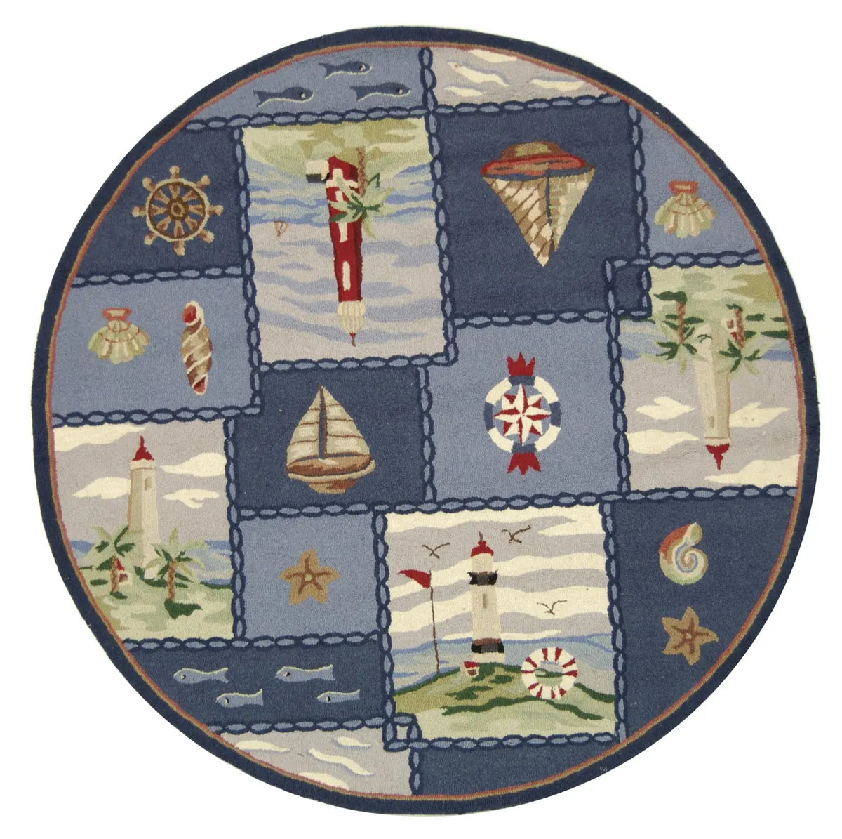 Safavieh Chelsea 5'-6" x 5'-6" Rug in Blue