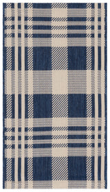 Safavieh Courtyard 2'-0" x 3'-7" Rug in Navy / Beige