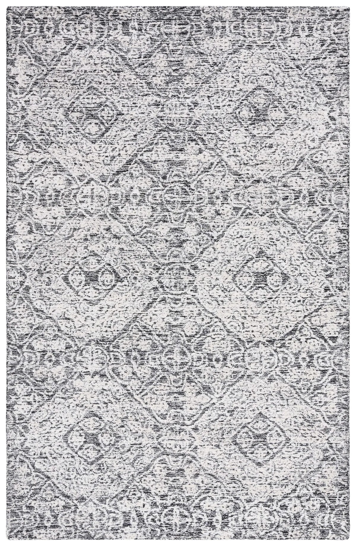 Safavieh Precious 4'-0" x 6'-0" Rug in Black / Ivory