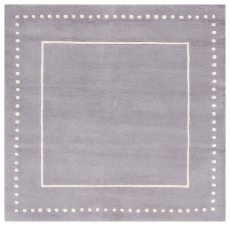 Safavieh Bella 5'-0" x 5'-0" Rug in Silver / Ivory