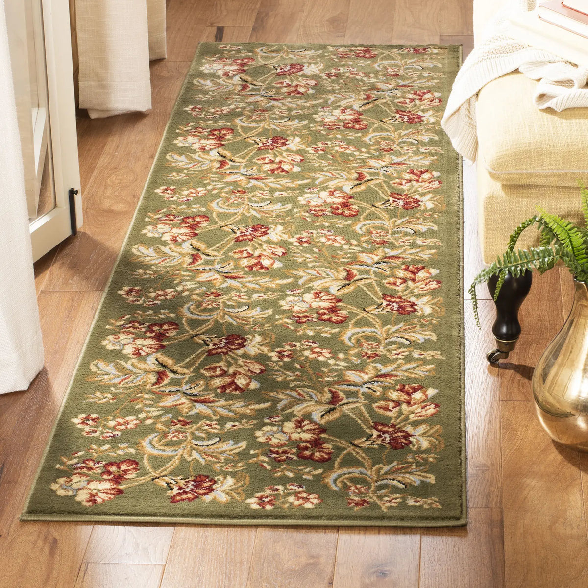 Safavieh Lyndhurst 2'-3" x 12'-0" Rug in Sage