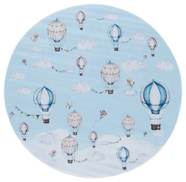 Safavieh Tacoma Kids 100 5'-0" x 5'-0" Rug in Ivory / Blue