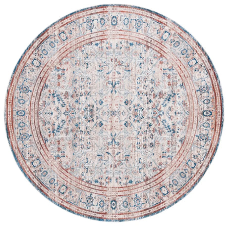 Safavieh Vintage Persian 6'-7" x 6'-7" Rug in Beige / Rust