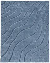 Safavieh Florida Shag 9'-6" x 13'-0" Rug in Light Blue / Blue