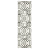Oriental Weavers Montecito 4158W White/ Grey Rug - runner