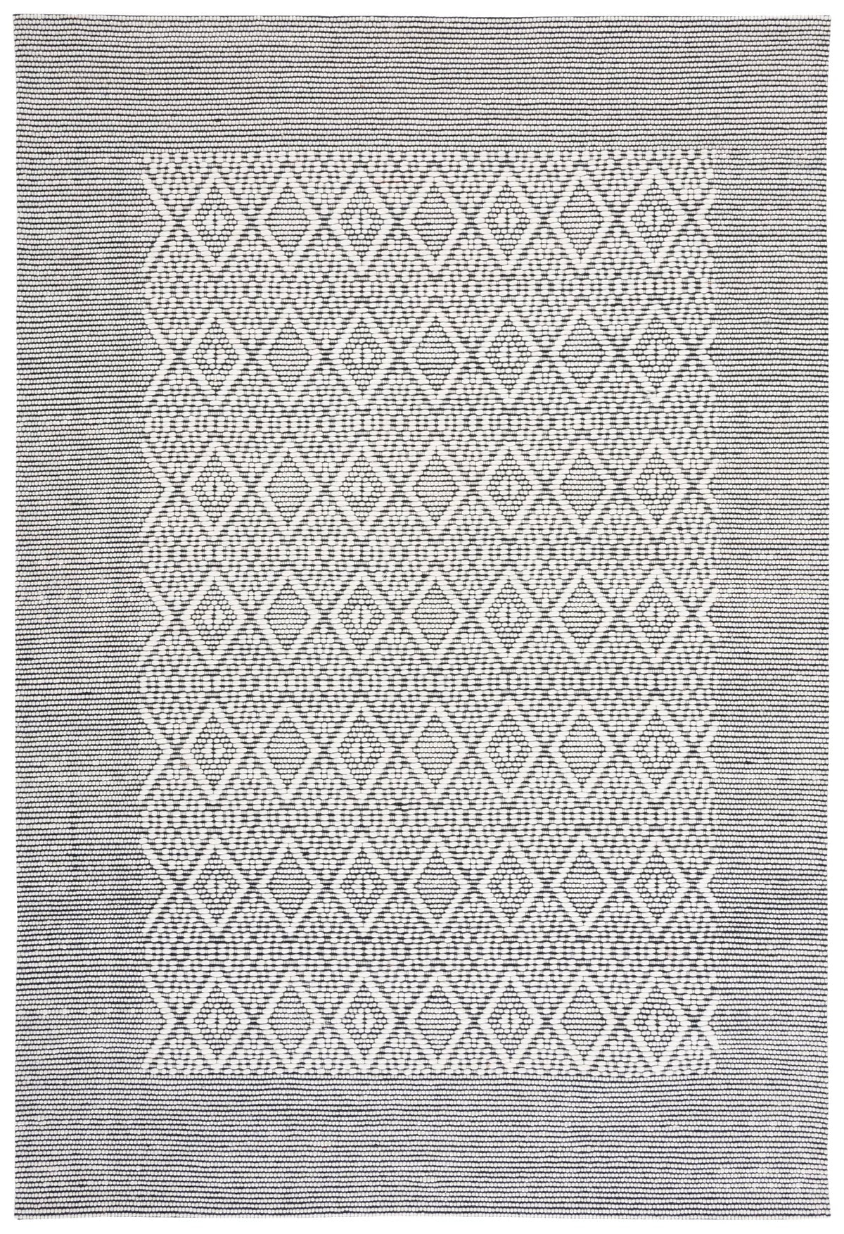Safavieh Vermont 4'-0" x 6'-0" Rug in Ivory / Black