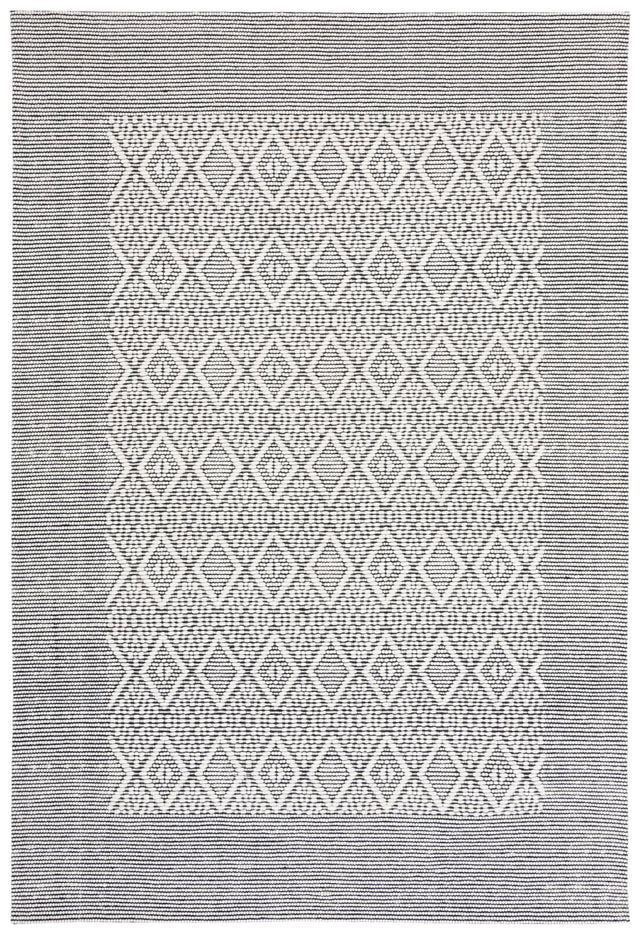 Safavieh Vermont 4'-0" x 6'-0" Rug in Ivory / Black