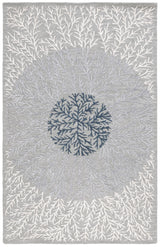 Safavieh Soho 4'-0" x 6'-0" Rug in Grey / Ivory