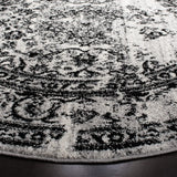 Safavieh Adirondack 6'-0" x 6'-0" Rug in Silver / Black