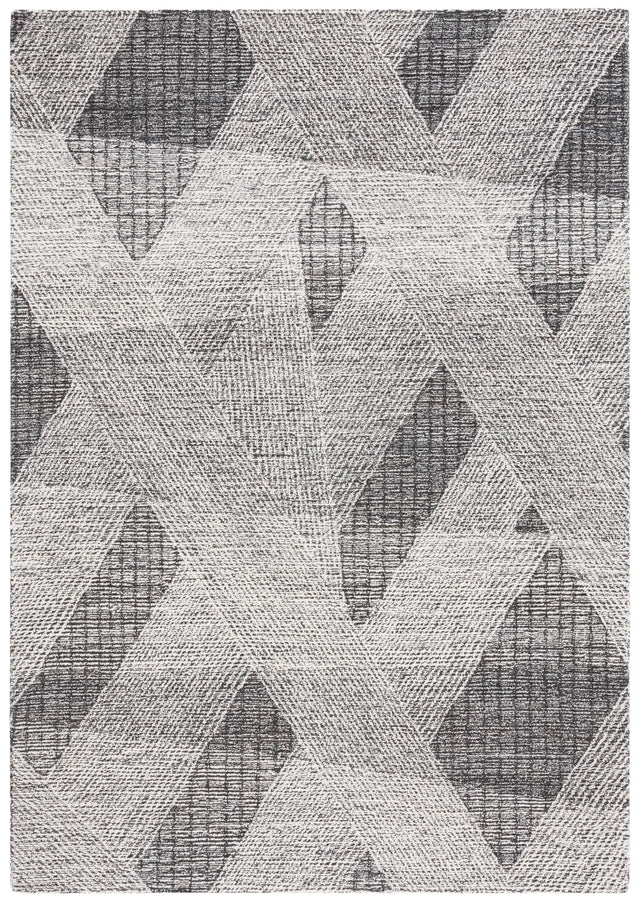 Safavieh Abstract 4'-0" x 6'-0" Rug in Ivory / Charcoal