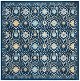 Safavieh Evoke 6'-7" x 6'-7" Rug in Royal / Ivory