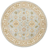 Safavieh Classic 6'-0" x 6'-0" Rug in Light Blue / Ivory