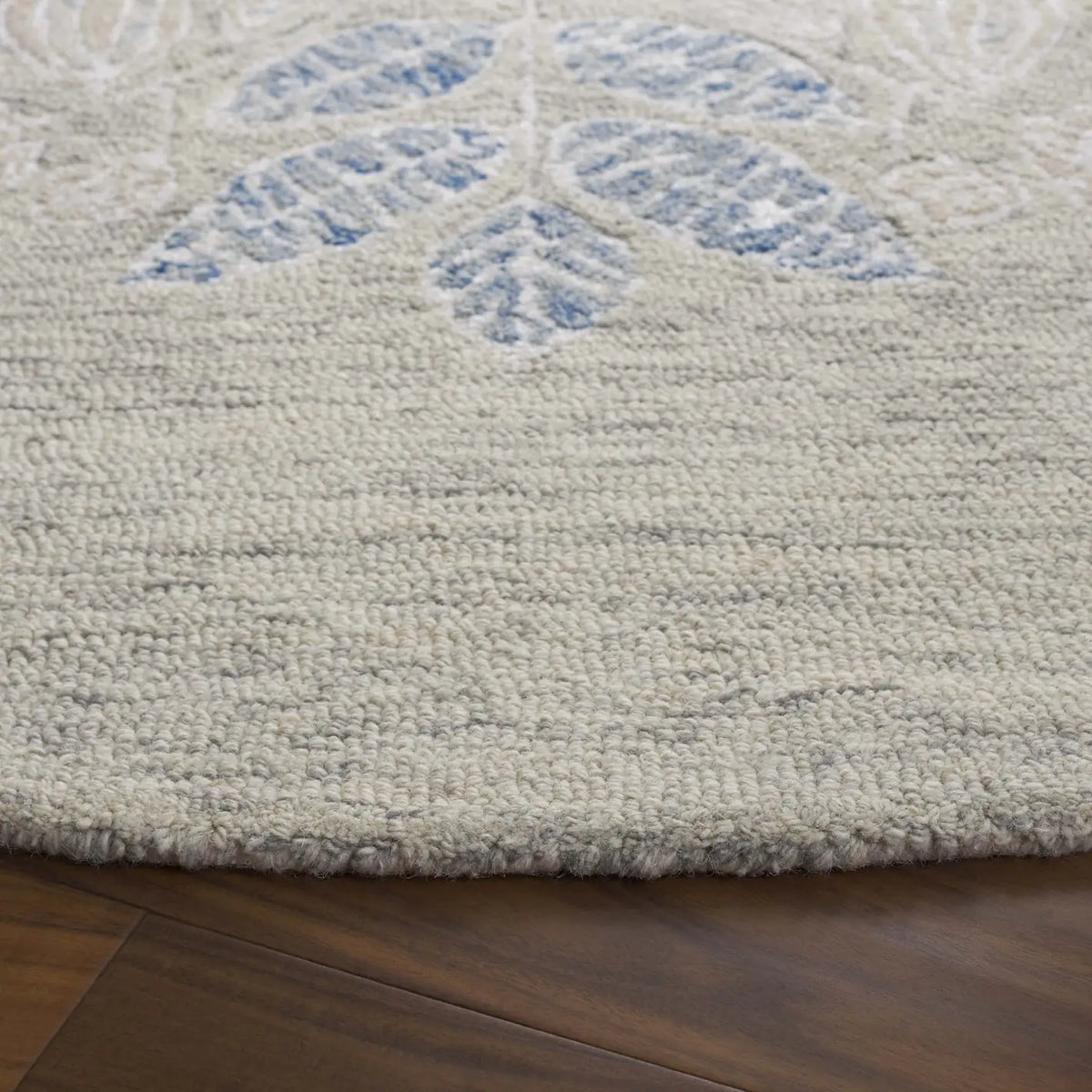Safavieh Jardin 6'-0" x 6'-0" Rug in Light Grey / Ivory