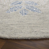 Safavieh Jardin 6'-0" x 6'-0" Rug in Light Grey / Ivory