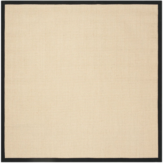 Safavieh Natural Fiber 6'-0" x 6'-0" Rug in Beige / Black