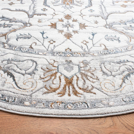 Safavieh Sonoma 6'-7" x 6'-7" Rug in Ivory / Grey