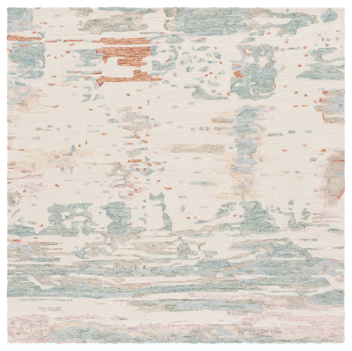 Safavieh Metro 6'-0" x 6'-0" Rug in Ivory / Green