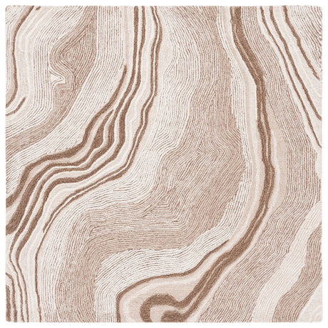 Safavieh Fifth Avenue 6'-0" x 6'-0" Rug in Beige / Ivory