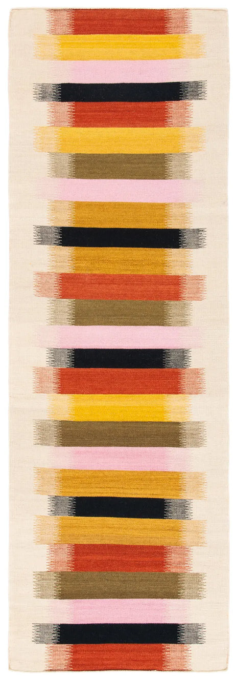 Safavieh Dhurries 2'-6" x 8'-0" Rug in Beige / Multi
