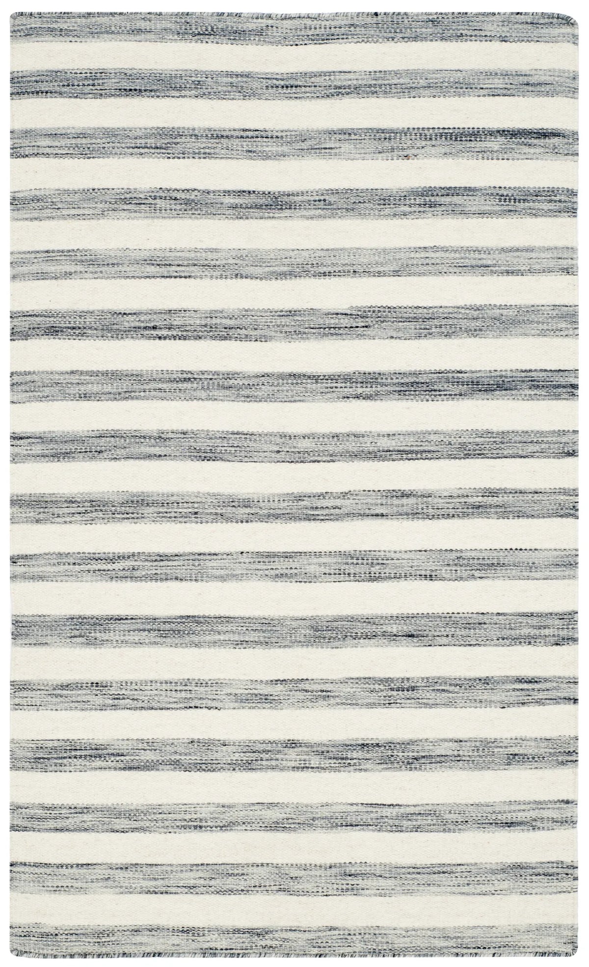 Safavieh Dhurries 3'-0" x 5'-0" Rug in Grey / Ivory