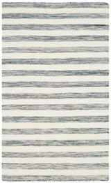 Safavieh Dhurries 3'-0" x 5'-0" Rug in Grey / Ivory