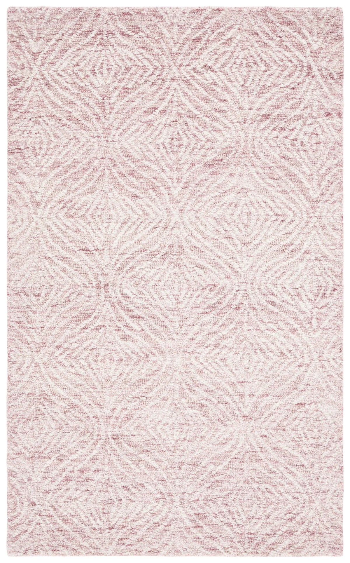 Safavieh Metro 3'-0" x 5'-0" Rug in Dark Pink / Ivory