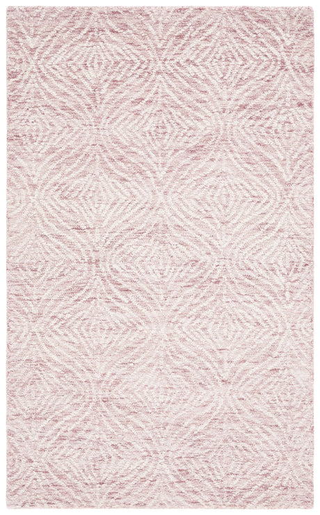 Safavieh Metro 3'-0" x 5'-0" Rug in Dark Pink / Ivory