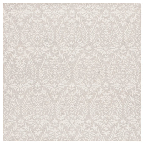 Safavieh Ebony 6'-0" x 6'-0" Rug in Light Grey / Ivory