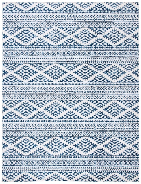 Safavieh Tulum 10'-0" x 13'-0" Rug in Ivory / Navy