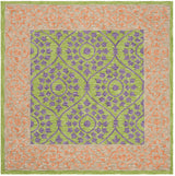 Safavieh Suzani 5'-0" x 5'-0" Rug in Green / Violet