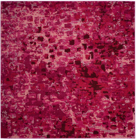 Safavieh Monaco 6'-7" x 6'-7" Rug in Fuchsia