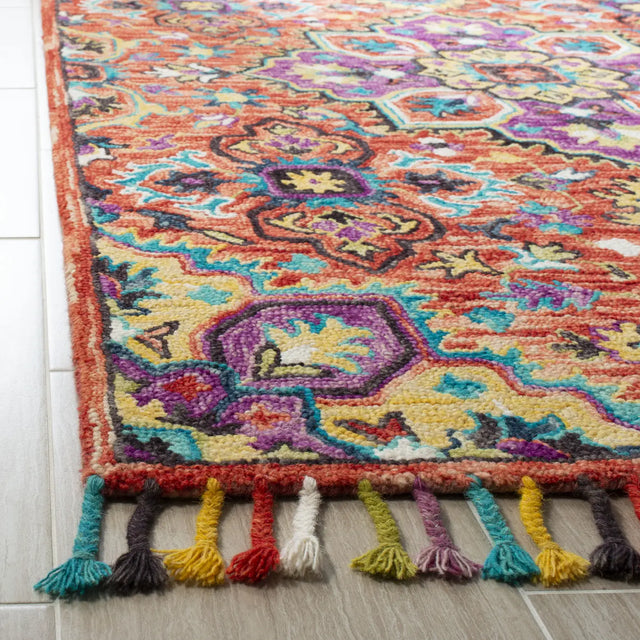 Safavieh Aspen 5'-0" x 8'-0" Rug in Red / Gold