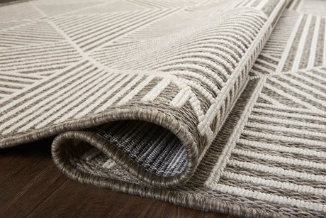 Loloi Rainier Rai-03 Natural/Ivory Rug - pile height