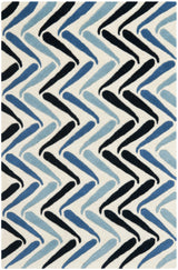 Safavieh Soho 2'-6" x 4'-0" Rug in Ivory / Blue