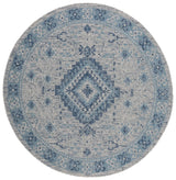 Safavieh Courtyard 6'-7" x 6'-7" Rug in Light Grey / Blue