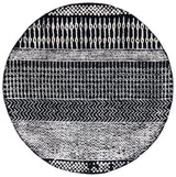 Safavieh Glamour 6'-0" x 6'-0" Rug in Black / Ivory